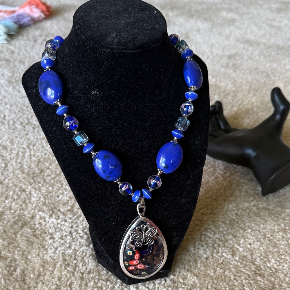 Murano Glass Pendant Necklace